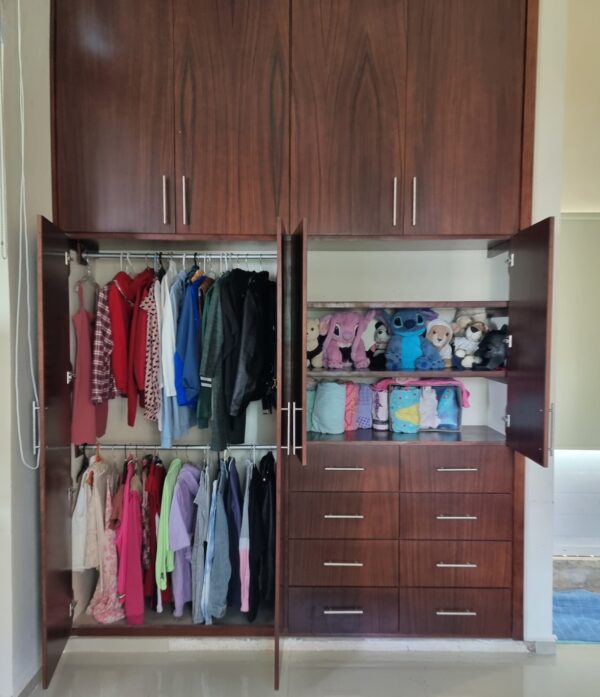 Closet Minimalista Caoba - Imagen 2