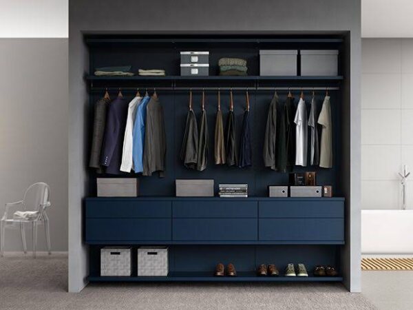 Vestidor Minimalista Azul Rey