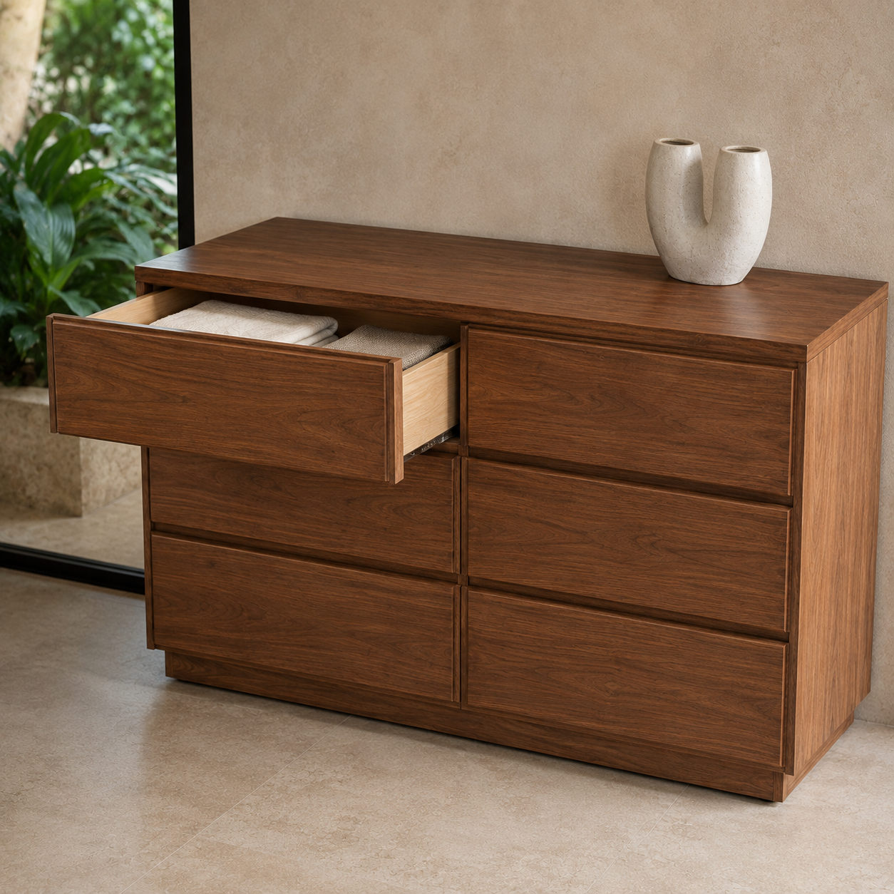 Cajonera de Madera 6 Cajones | Parota y Pino de Oaxaca | Dixie Muebles - Imagen 2