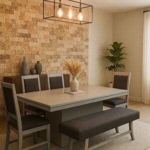 Comedor Minimalista Gris