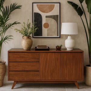 Bufetera Minimalista Nogal