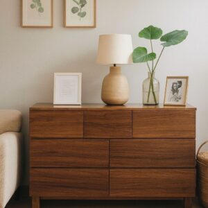 Cajonera Minimalista Nogal