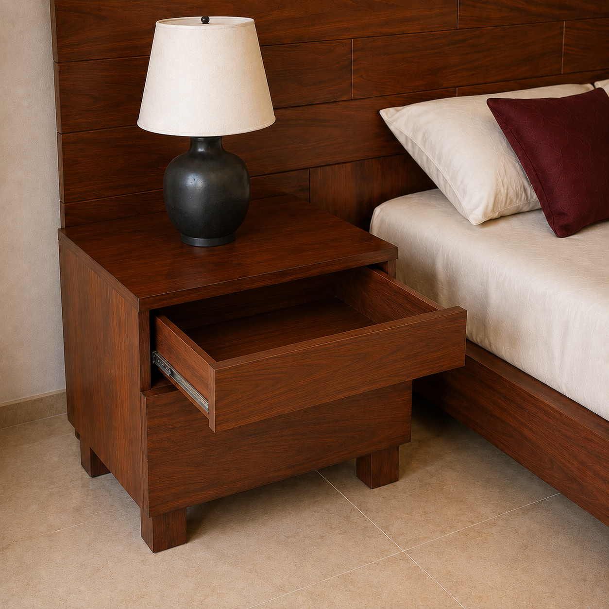 Recámara de Madera King Size Minimalista ZAZIL | Dixie Muebles - Imagen 5