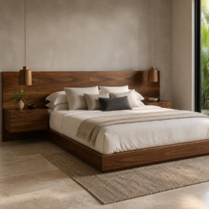 RECÁMARA TEYA KING SIZE DE MADERA | DIXIE MUEBLES