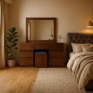 Tocador Minimalista corte 45 color Roble