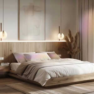 Recamara Minimalista Magnolia Claro