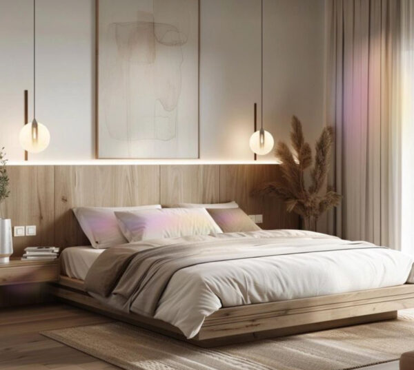 Recamara Minimalista Magnolia Claro