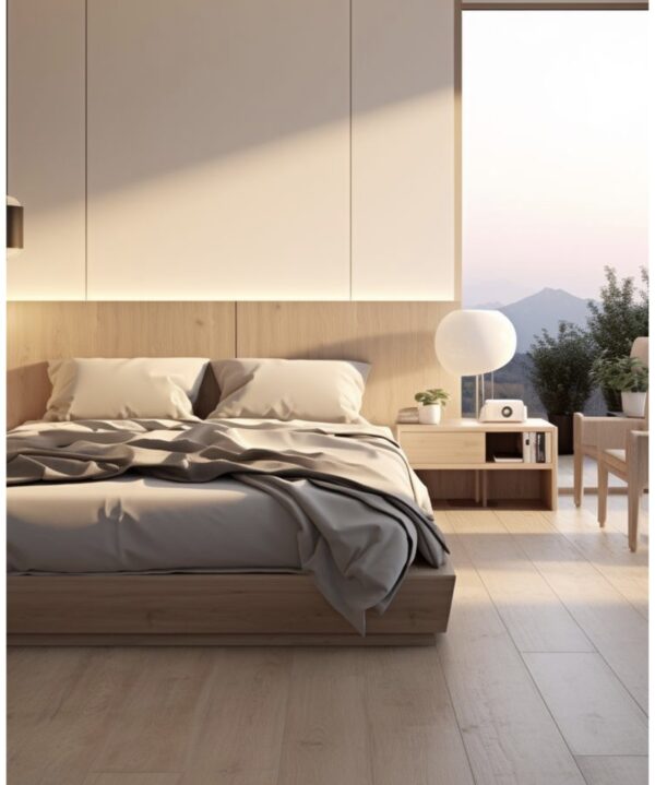 Recamara Minimalista Magnolia Claro