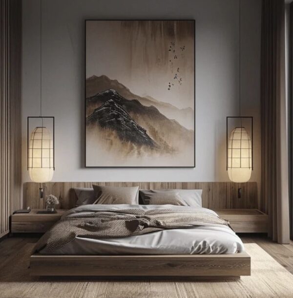 Recamara Minimalista Magnolia Claro
