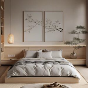 Recamara Minimalista Magnolia Claro