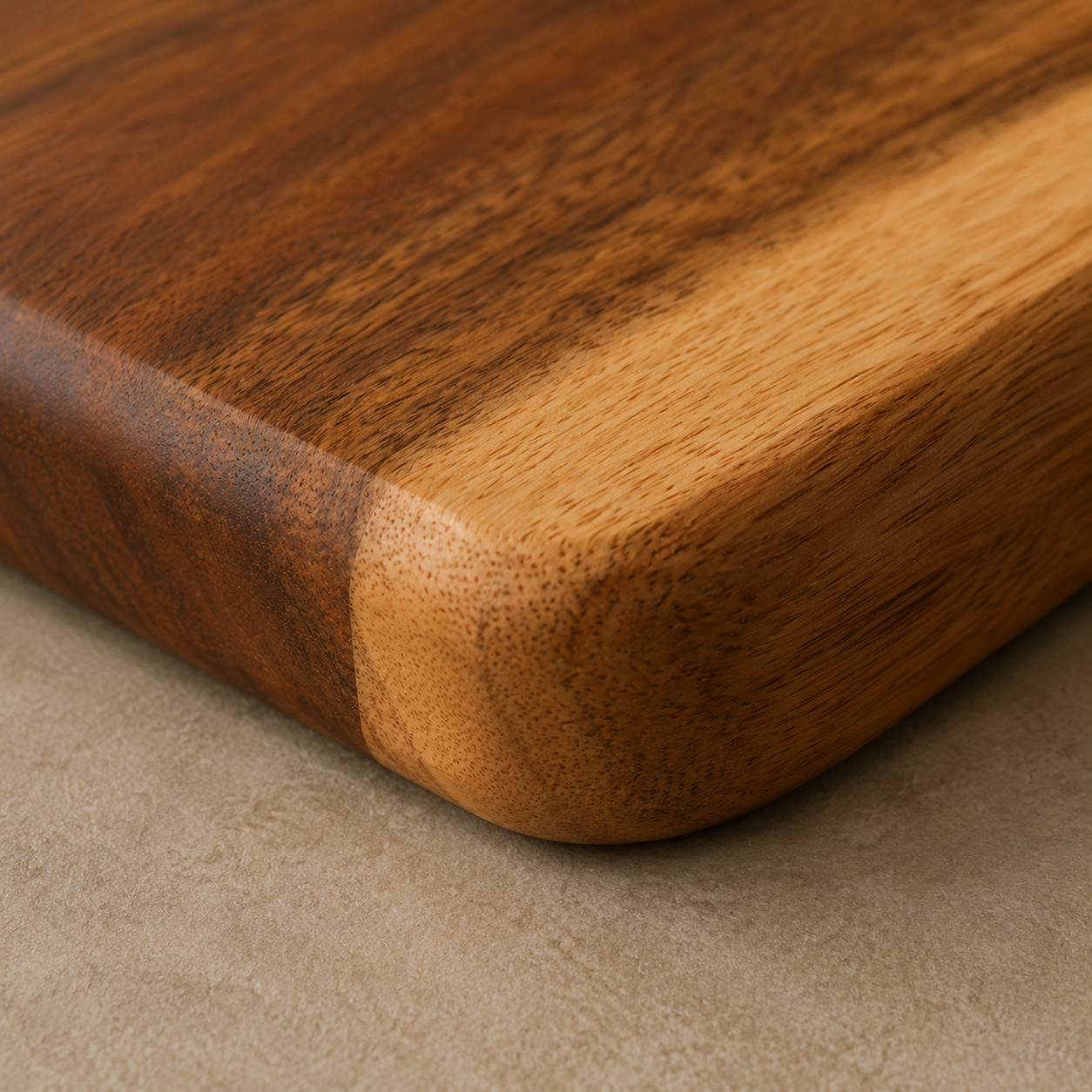 macro de vetas y pormos de madera de parota