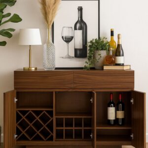Bufetera Minimalista Color Wengue