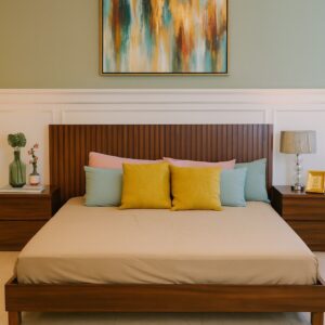 Recamara Minimalista Color Roble