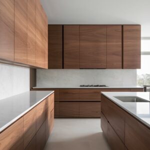 Cocina Minimalista de Parota