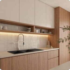 Cocina Minimalista Blanco