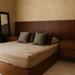 Recamara Minimalista Lambrin Color Nogal