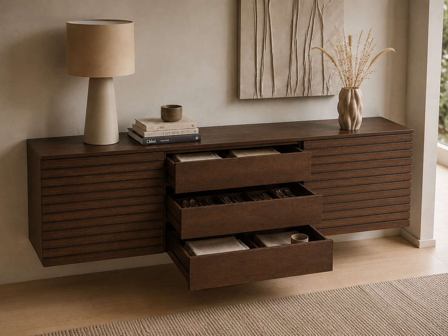 Bufetera Minimalista Flotante | Dixie Muebles - Imagen 5