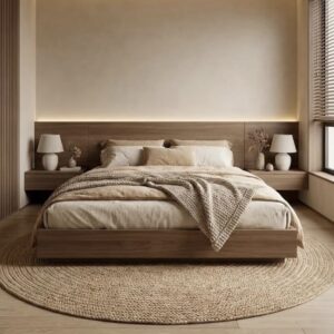 Recamara Minimalista Roble Claro