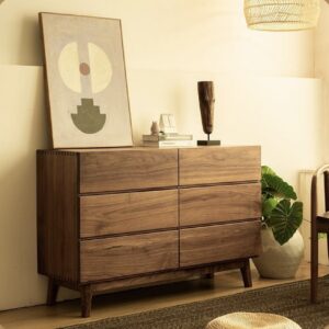 Cajonera Minimalista Parotta Roble