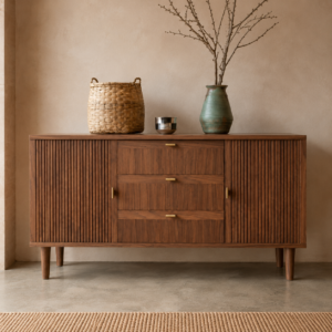 Bufetera de Madera con 3 Cajones y 2 Puertas | Dixie Muebles