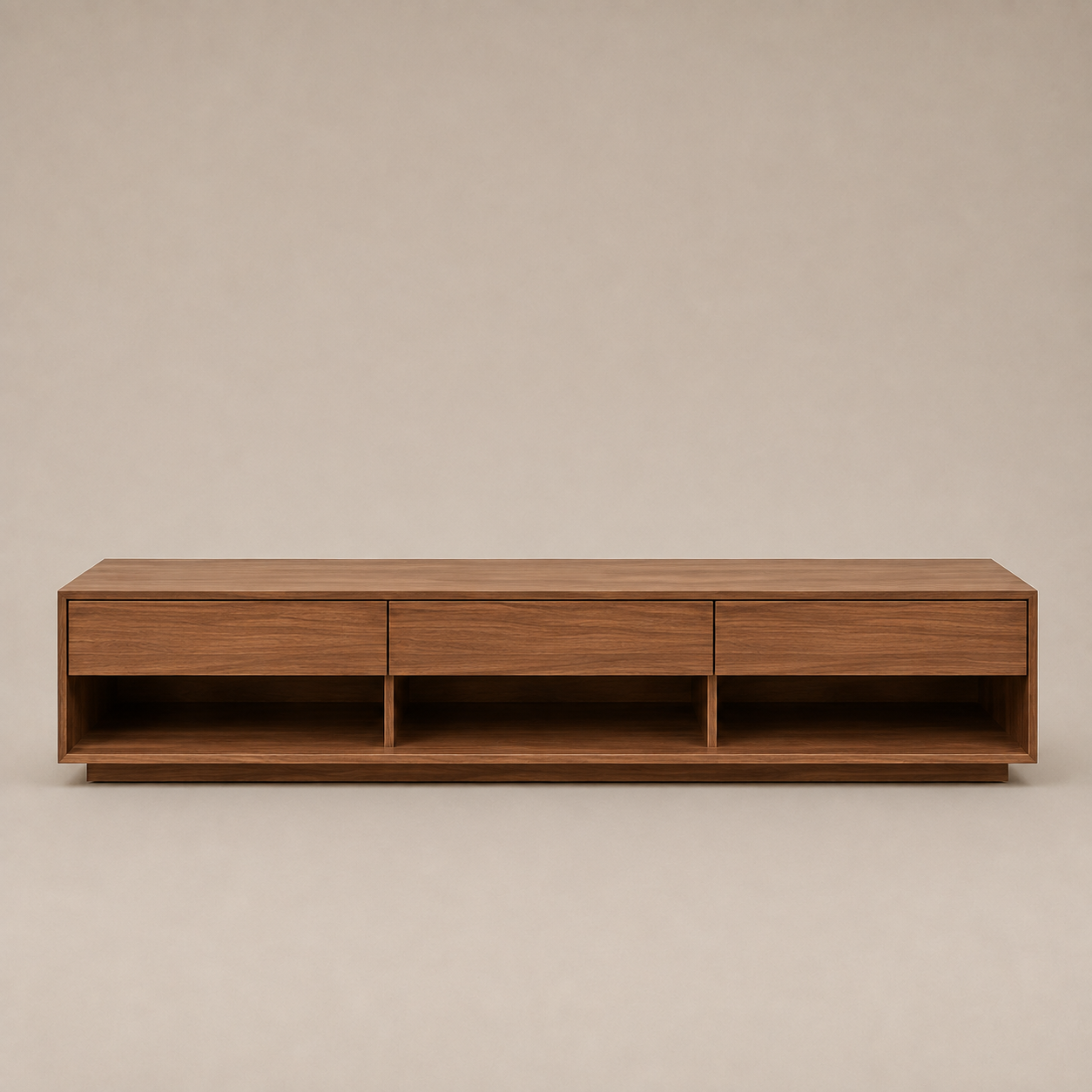 Centro de Entretenimiento Minimalista Roble | Dixie Muebles